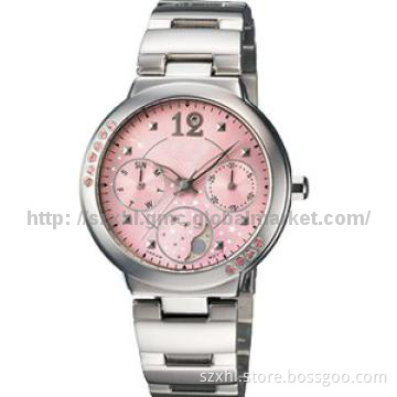 Fancy pink face lady watch 2013 XHL-G97